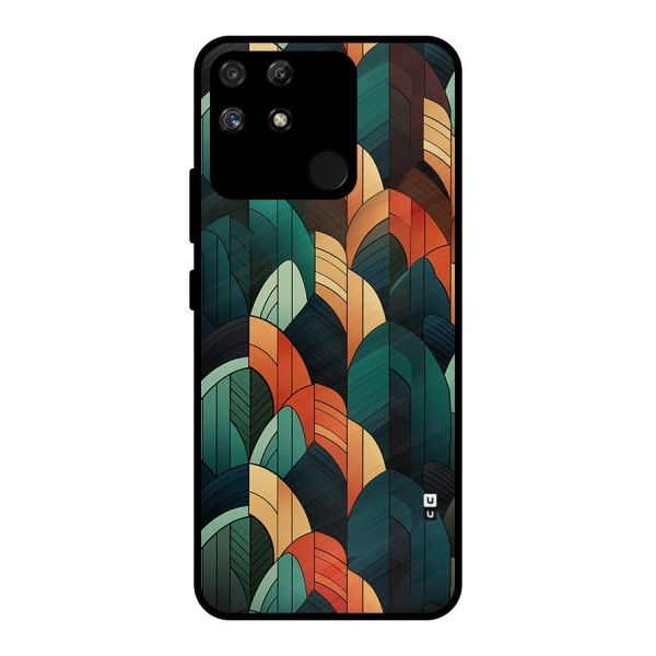 Abstract Seamless Pattern Metal Back Case for Realme Narzo 50A