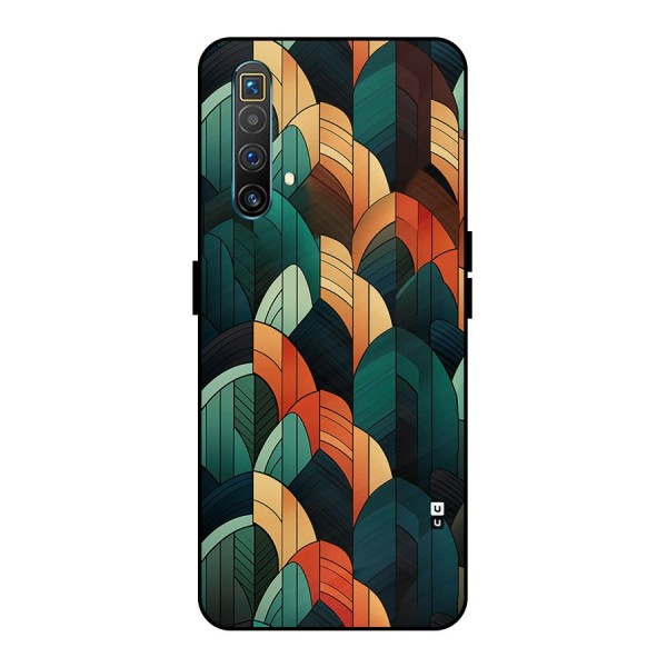 Abstract Seamless Pattern Metal Back Case for Realme X3