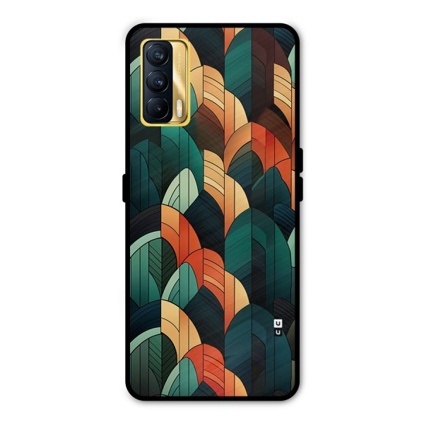 Abstract Seamless Pattern Metal Back Case for Realme X7