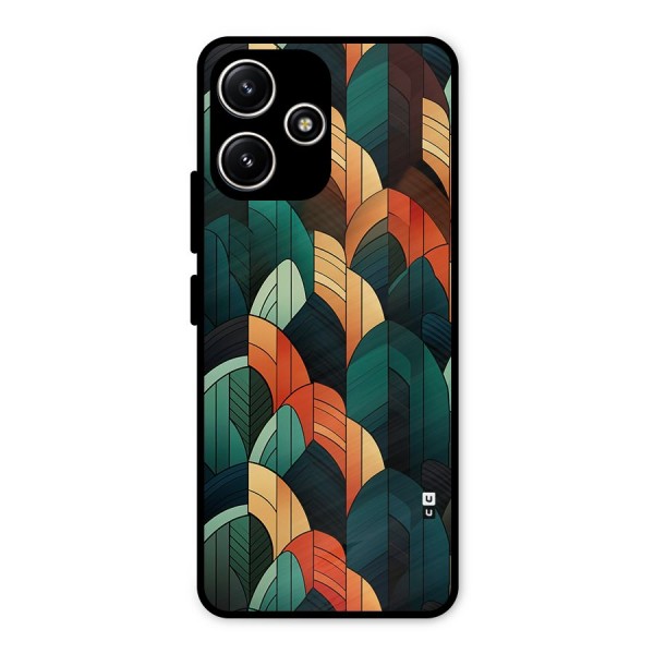 Abstract Seamless Pattern Metal Back Case for Redmi 12 5G