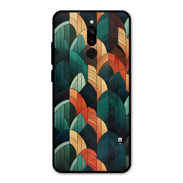 Abstract Seamless Pattern Metal Back Case for Redmi 8