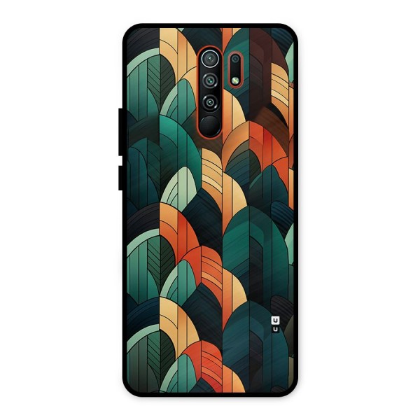 Abstract Seamless Pattern Metal Back Case for Redmi 9 Prime