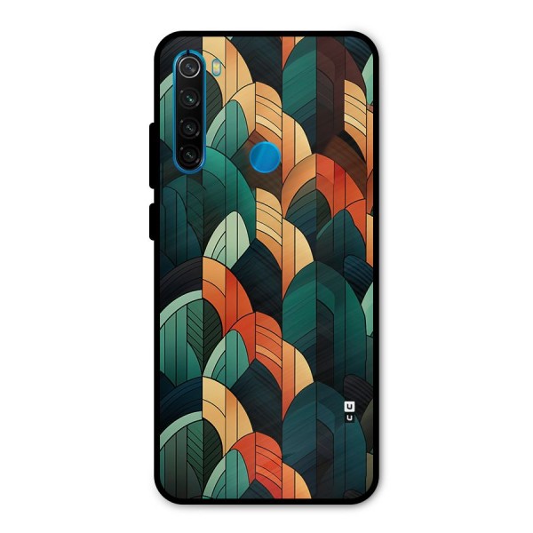 Abstract Seamless Pattern Metal Back Case for Redmi Note 8