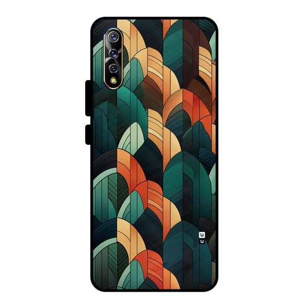 Abstract Seamless Pattern Metal Back Case for Vivo S1