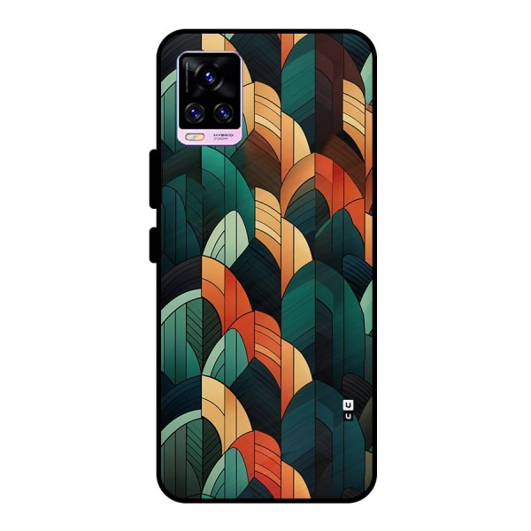 Abstract Seamless Pattern Metal Back Case for Vivo V20 Pro