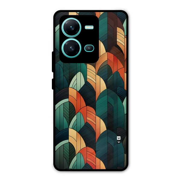 Abstract Seamless Pattern Metal Back Case for Vivo V25