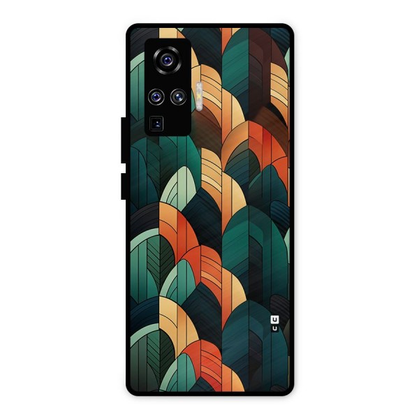 Abstract Seamless Pattern Metal Back Case for Vivo X50 Pro