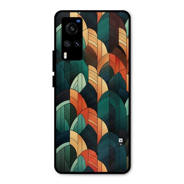 Abstract Seamless Pattern Metal Back Case for Vivo X60