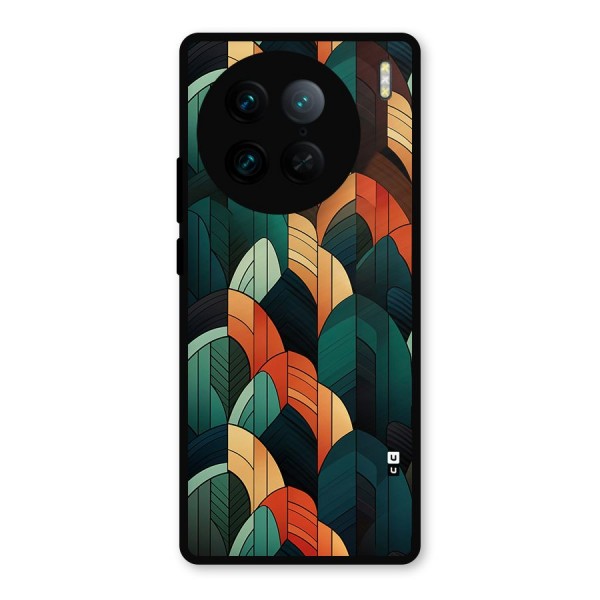 Abstract Seamless Pattern Metal Back Case for Vivo X90 Pro