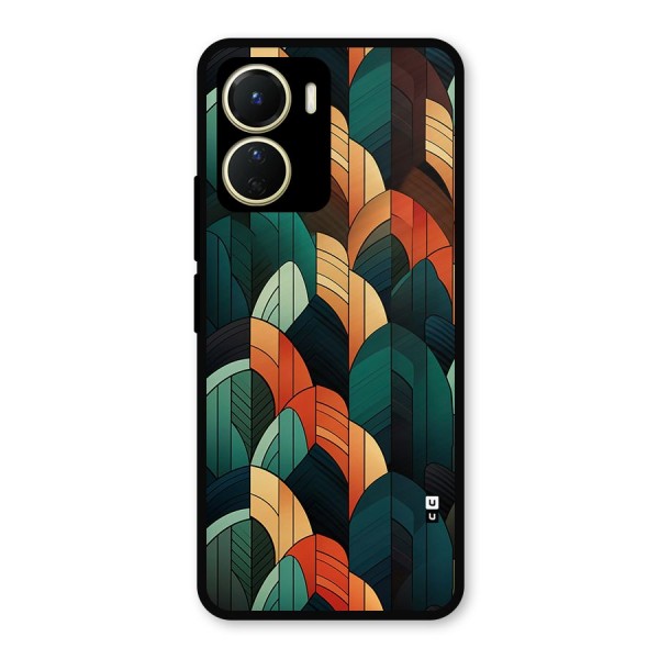 Abstract Seamless Pattern Metal Back Case for Vivo Y16