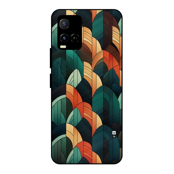 Abstract Seamless Pattern Metal Back Case for Vivo Y21