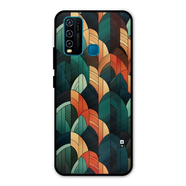 Abstract Seamless Pattern Metal Back Case for Vivo Y30