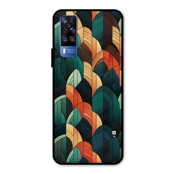 Abstract Seamless Pattern Metal Back Case for Vivo Y31