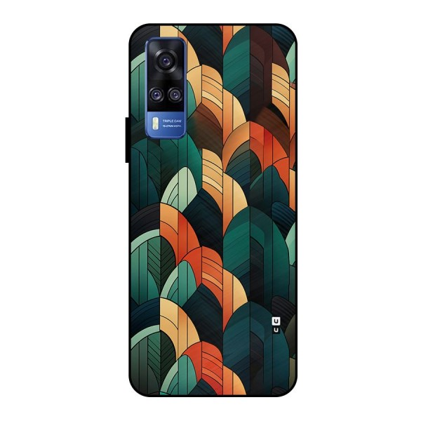 Abstract Seamless Pattern Metal Back Case for Vivo Y51