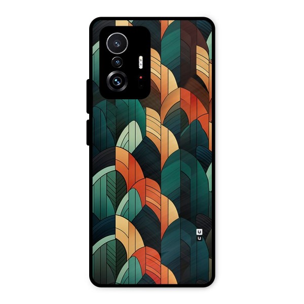 Abstract Seamless Pattern Metal Back Case for Xiaomi 11T Pro