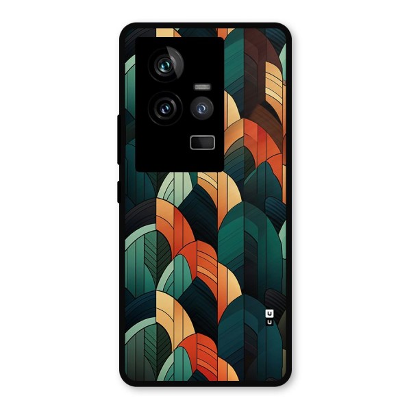 Abstract Seamless Pattern Metal Back Case for iQOO 11 5G