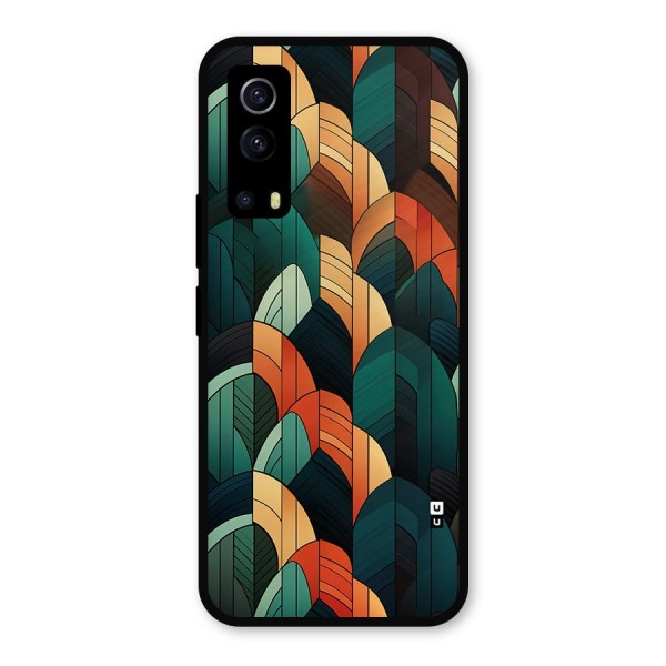 Abstract Seamless Pattern Metal Back Case for iQOO Z3