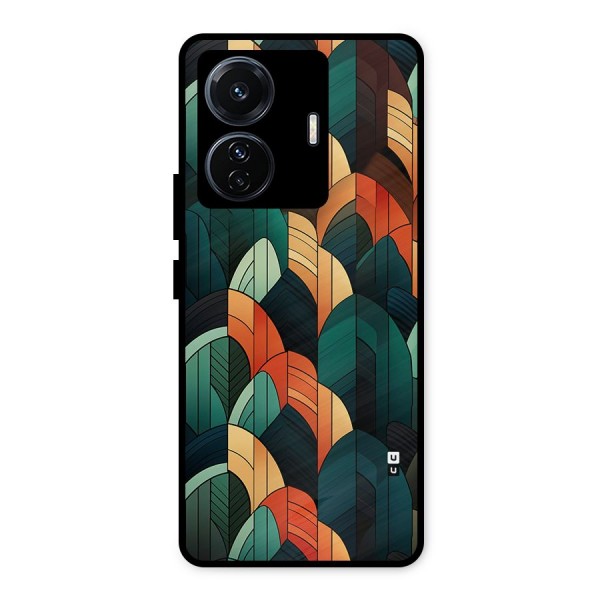 Abstract Seamless Pattern Metal Back Case for iQOO Z6