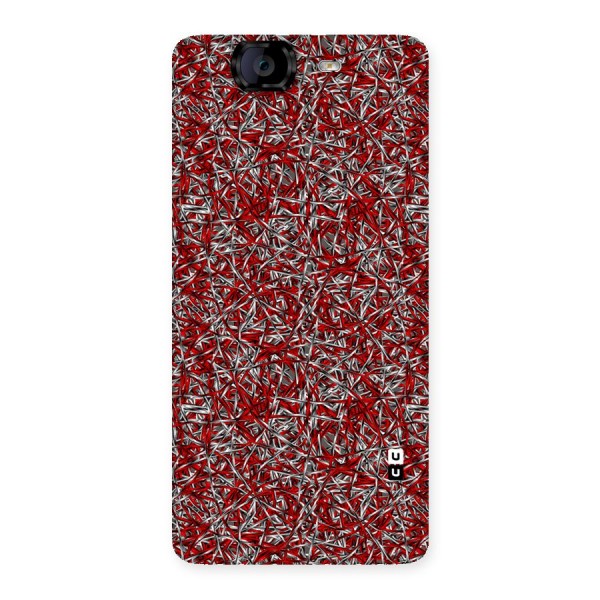 Abstract Threads Back Case for Canvas Knight A350