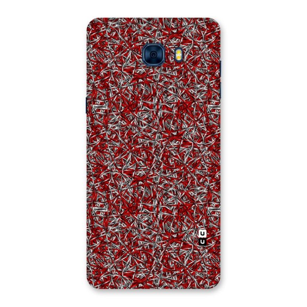 Abstract Threads Back Case for Galaxy C7 Pro