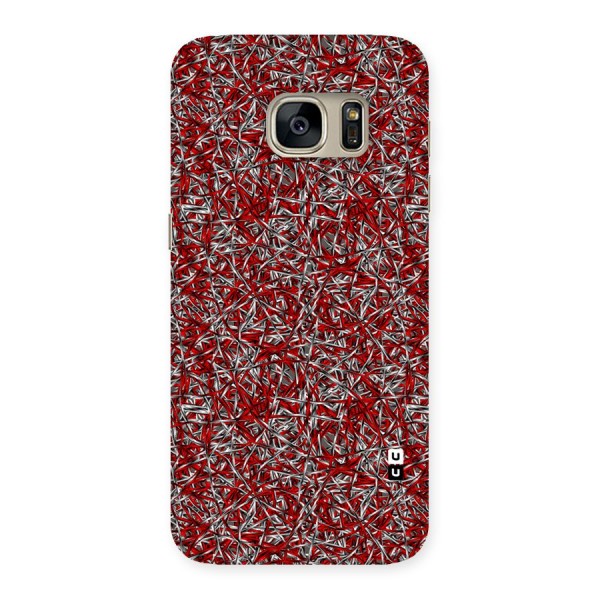 Abstract Threads Back Case for Galaxy S7