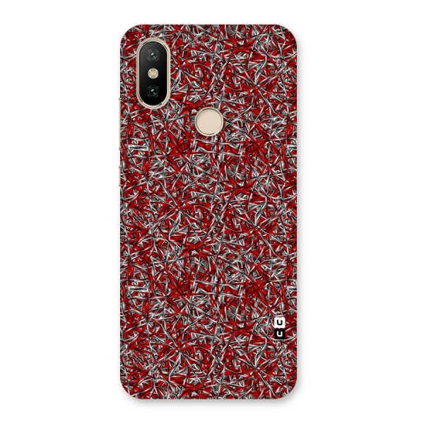 Abstract Threads Back Case for Mi A2