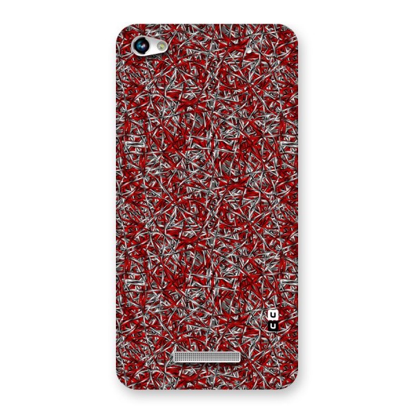 Abstract Threads Back Case for Micromax Hue 2