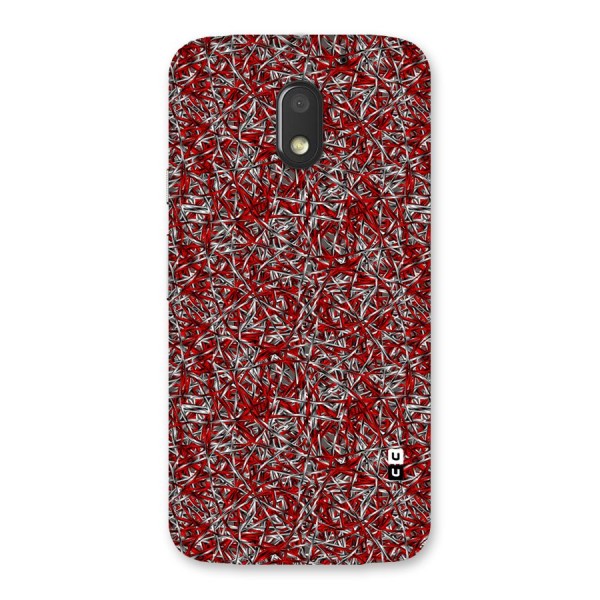 Abstract Threads Back Case for Moto E3 Power