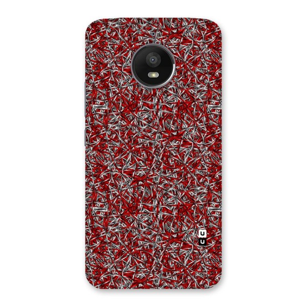 Abstract Threads Back Case for Moto E4 Plus