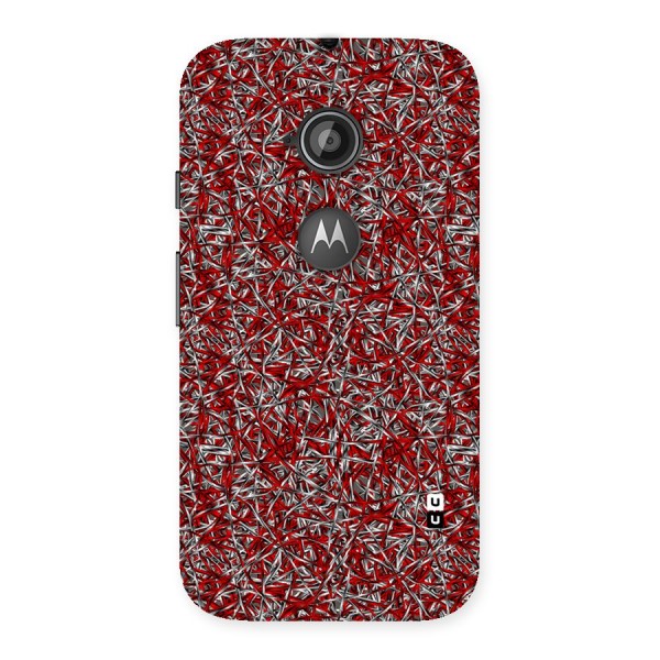 Abstract Threads Back Case for Moto E 2nd Gen