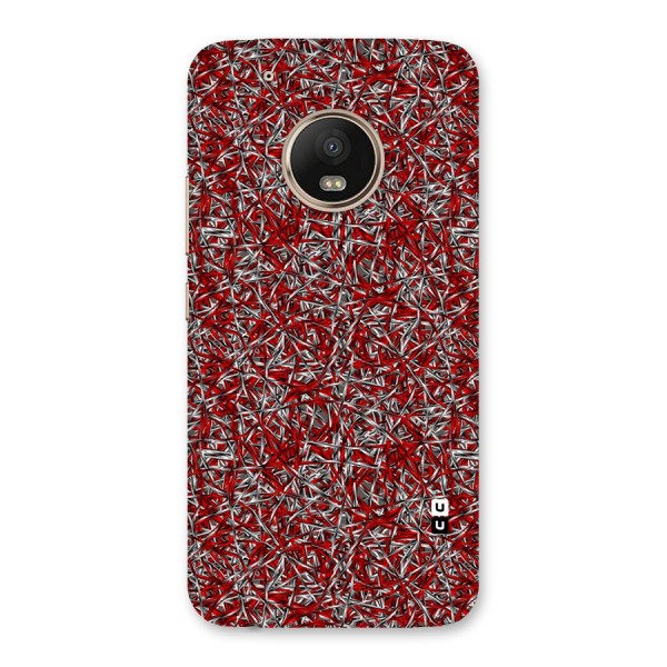 Abstract Threads Back Case for Moto G5 Plus