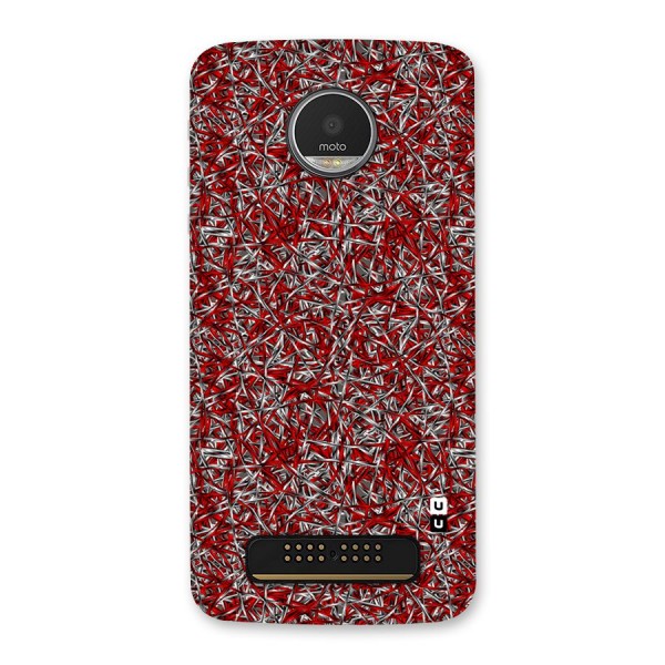 Abstract Threads Back Case for Moto Z Play