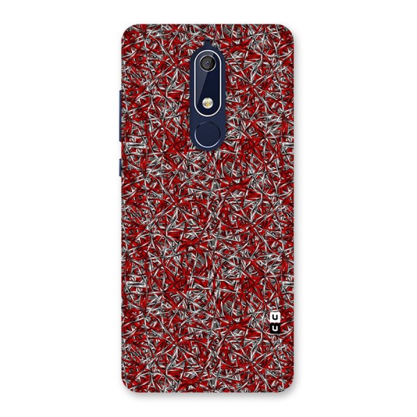 Abstract Threads Back Case for Nokia 5.1