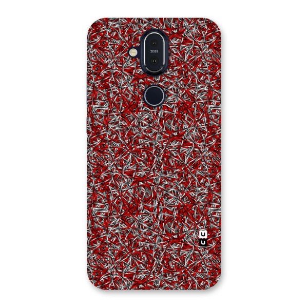 Abstract Threads Back Case for Nokia 8.1