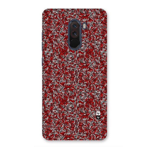 Abstract Threads Back Case for Poco F1