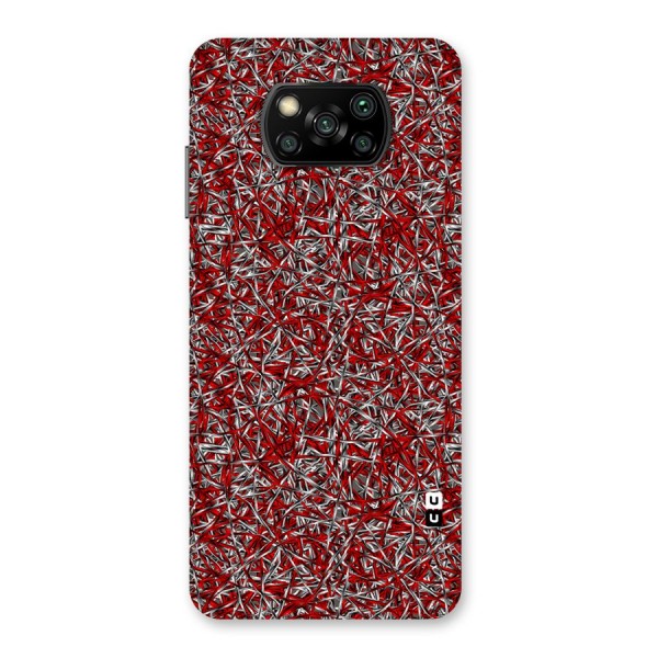 Abstract Threads Back Case for Poco X3