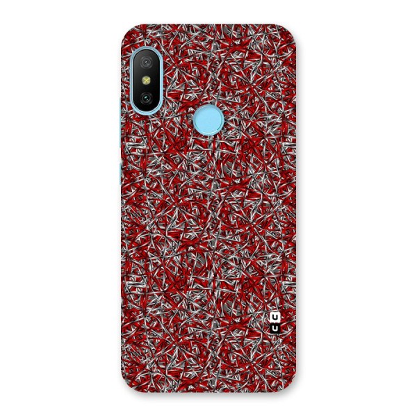 Abstract Threads Back Case for Redmi 6 Pro