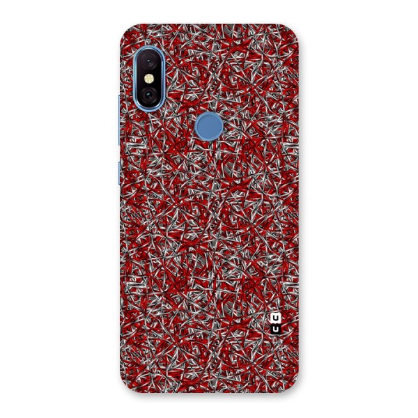 Abstract Threads Back Case for Redmi Note 6 Pro