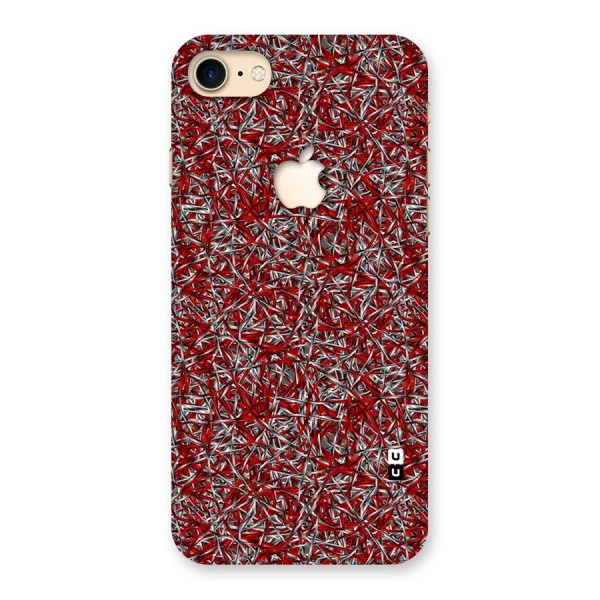 Abstract Threads Back Case for iPhone 7 Apple Cut