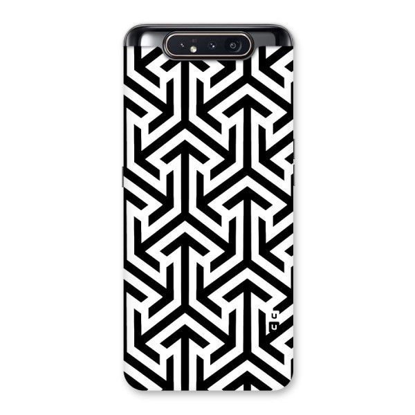 Abstract Triple Arrows Back Case for Galaxy A80