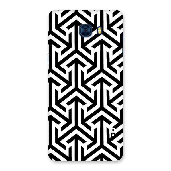 Abstract Triple Arrows Back Case for Galaxy C7 Pro