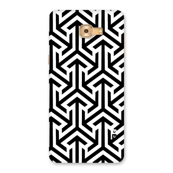 Abstract Triple Arrows Back Case for Galaxy C9 Pro