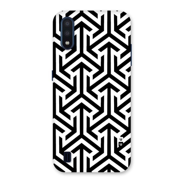 Abstract Triple Arrows Back Case for Galaxy M01