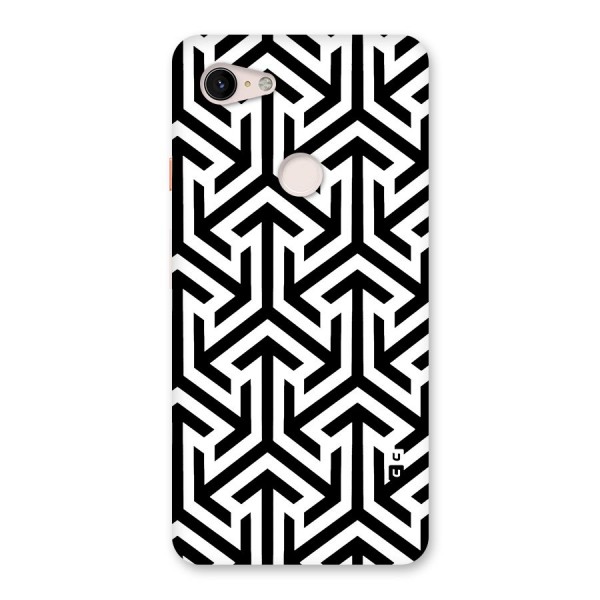 Abstract Triple Arrows Back Case for Google Pixel 3 XL