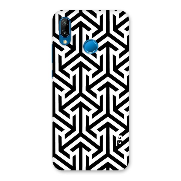 Abstract Triple Arrows Back Case for Huawei P20 Lite