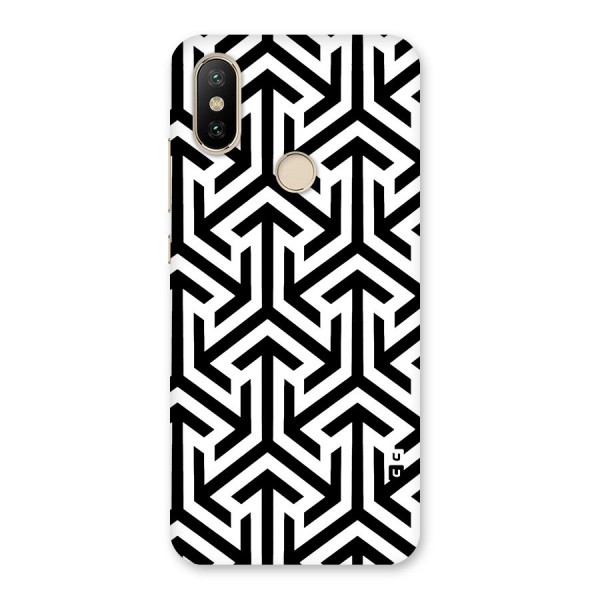 Abstract Triple Arrows Back Case for Mi A2