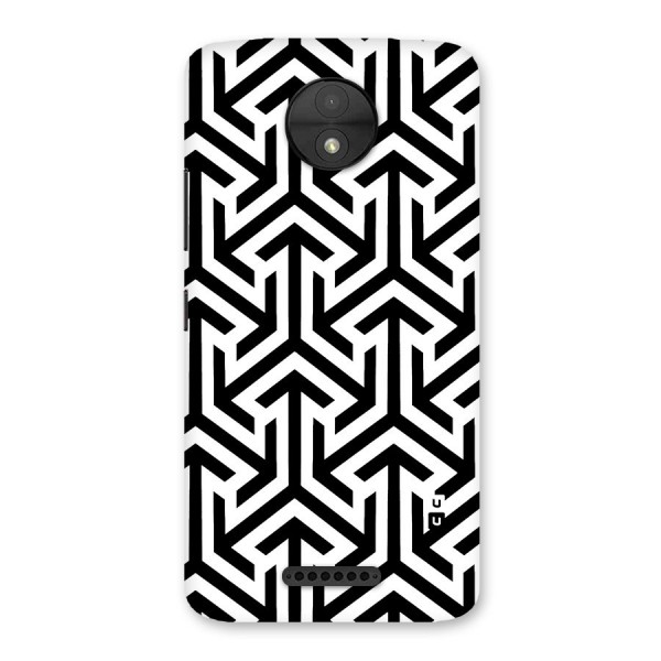 Abstract Triple Arrows Back Case for Moto C