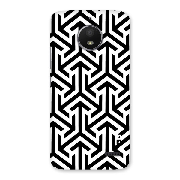 Abstract Triple Arrows Back Case for Moto E4