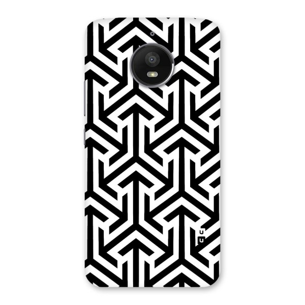 Abstract Triple Arrows Back Case for Moto E4 Plus