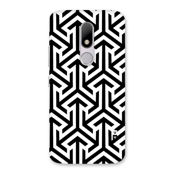 Abstract Triple Arrows Back Case for Moto M